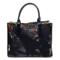 Preview: Tote bag, Hahnentritt violett, C'es la vie, Innenansicht